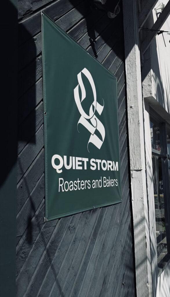 Quiet Storm store sign