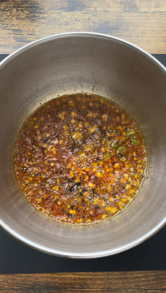 Garlic Chili Oil Sizzling