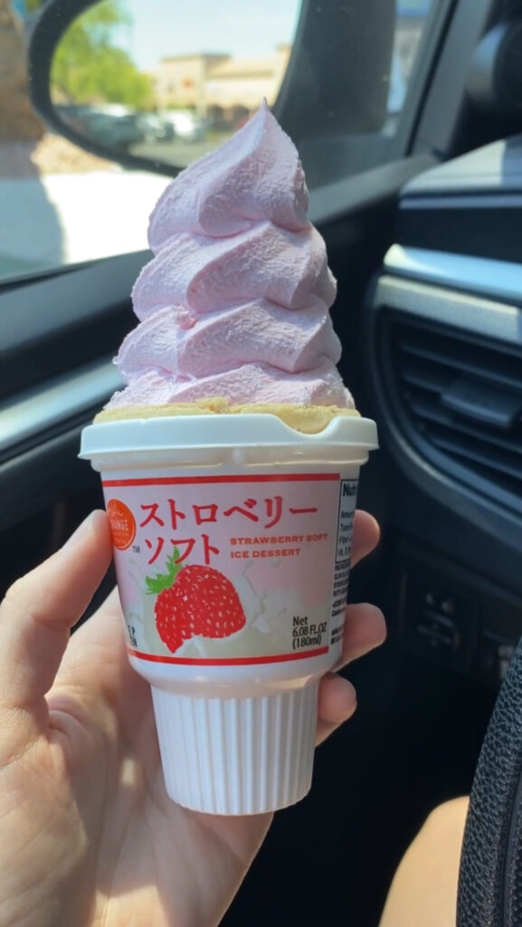 Japanese Strawberry Ice Cream