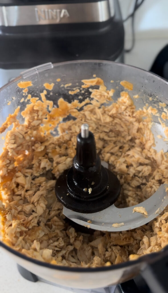 chicken in food processor