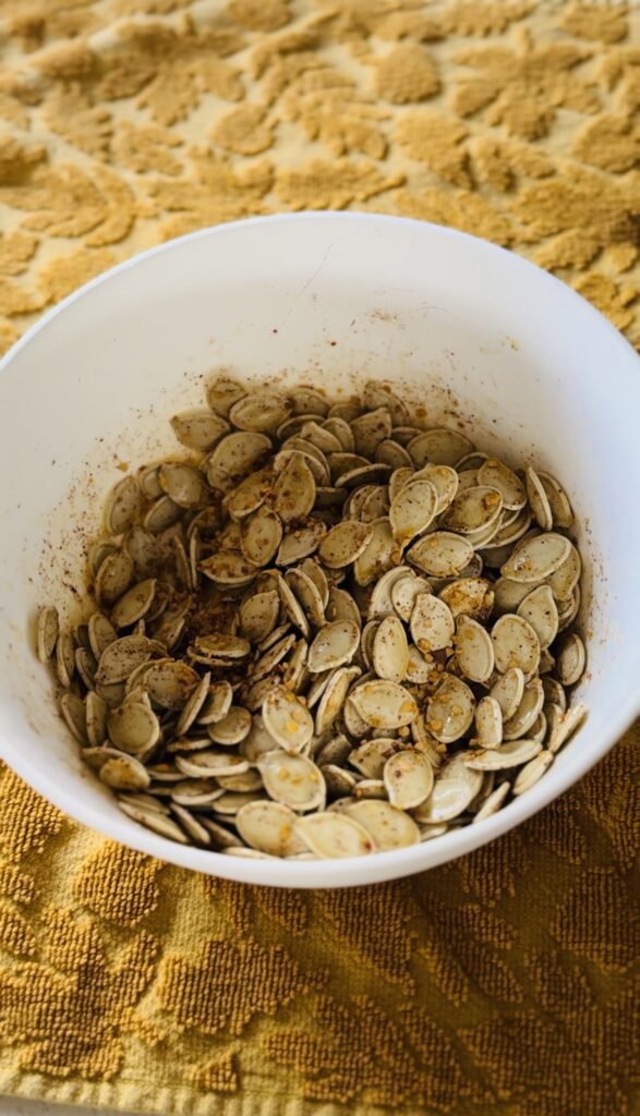 Mixed Seasoned pumpkin seeds