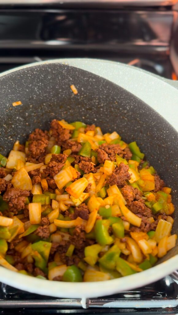 chopped onion for Sopa De Chorizo Con Papas: Chorizo and Potato Soup