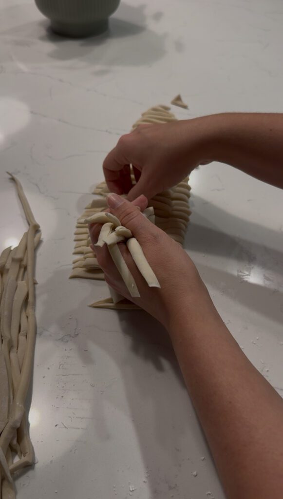 Unravel the udon noodles