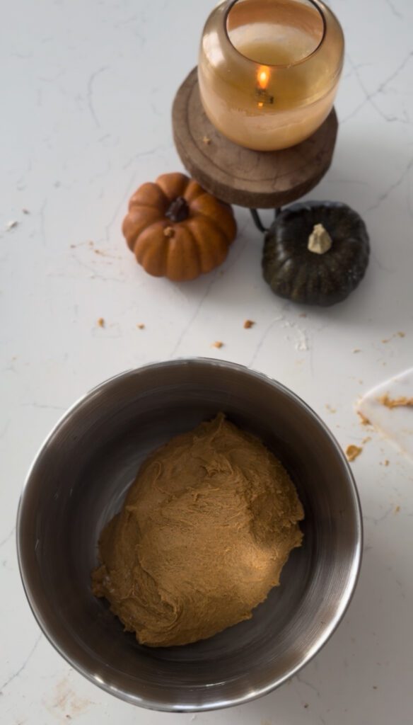 Letting the concha dough rise