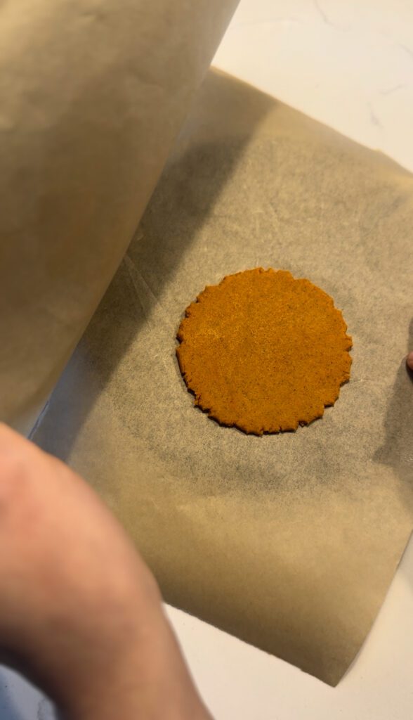 the ball of paste after pressed