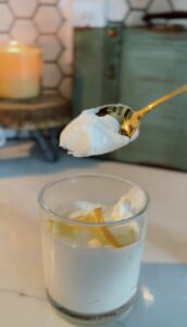 A spoonful of lemon syllabub